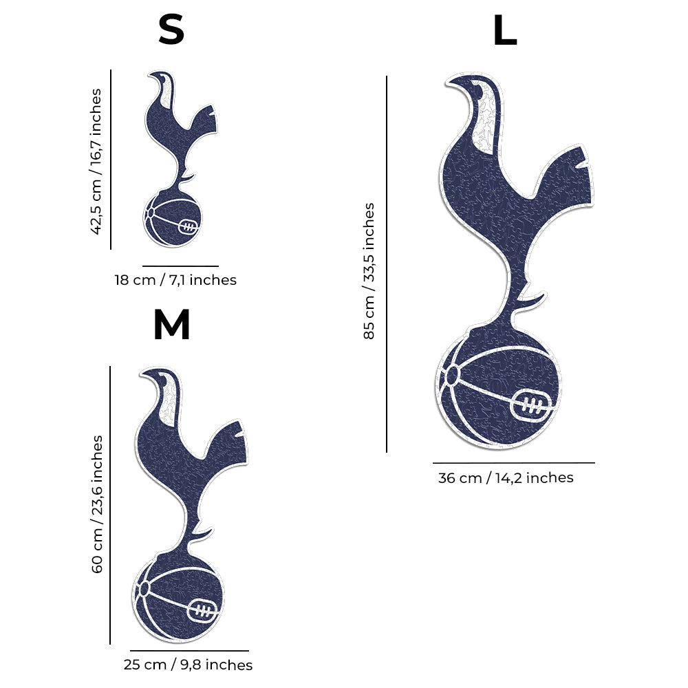 Tottenham Hotspur FC® Logo - Wooden Puzzle – Iconic Puzzles